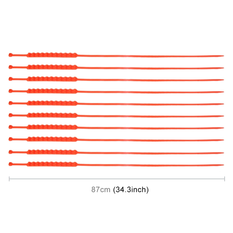 10 PCS Car Tire Emergency Single Grid Anti-skid Chains Tyre Anti-slip Chains