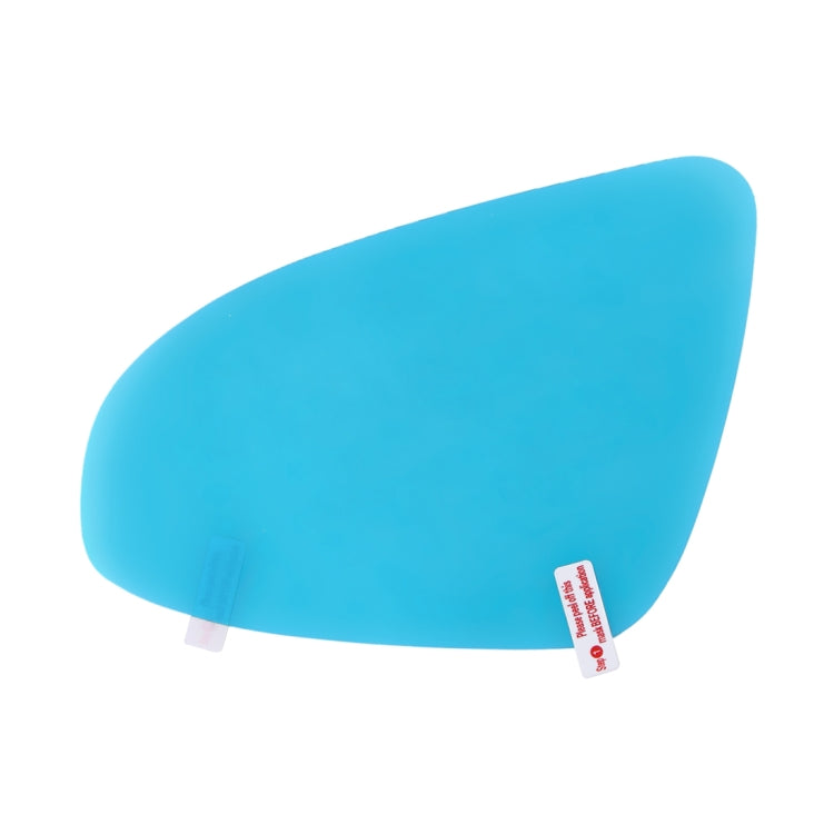 Car Round PET Rearview Mirror Protective Window Clear Anti-fog Waterproof Rain Shield Film for Toyota Corolla 14-18 (Can Customize Other Model)