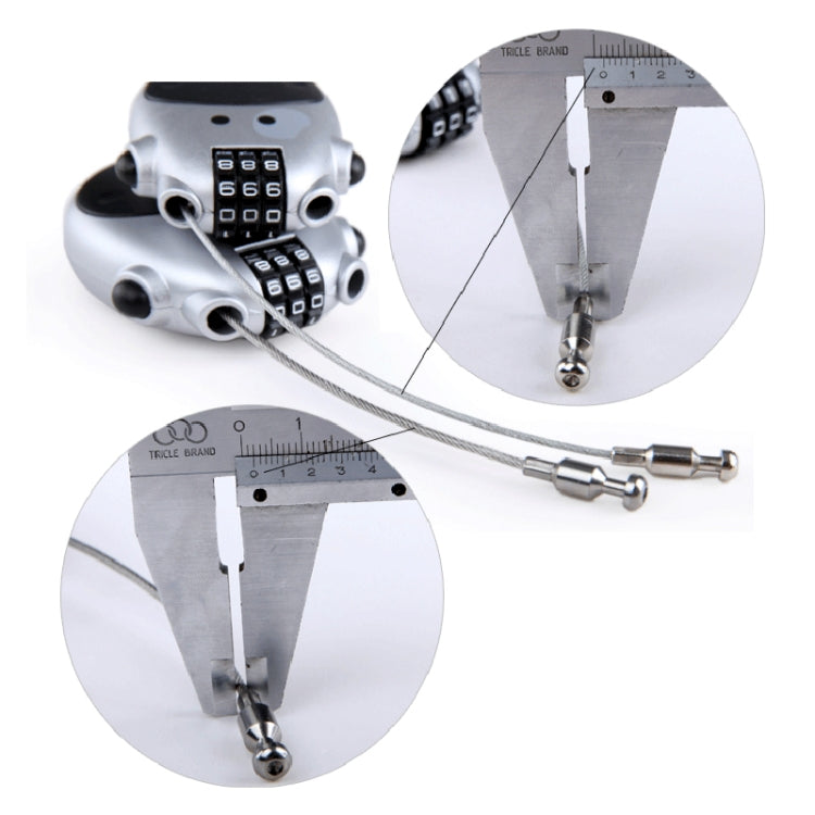 JASIT Portable Multifunction Cute Cow Travel Luggage Password Lock