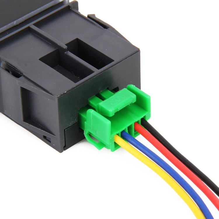 Car Fog Light 5 Pin On-Off Button Switch with Cable for Honda Fit