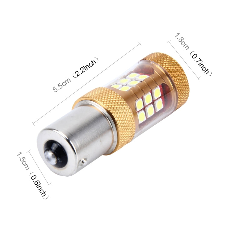 2 PCS 1156/BA15S 15W 1300LM 6500K 28 SMD-3030 LED Car Brake Lights Turn Light, DC 12V