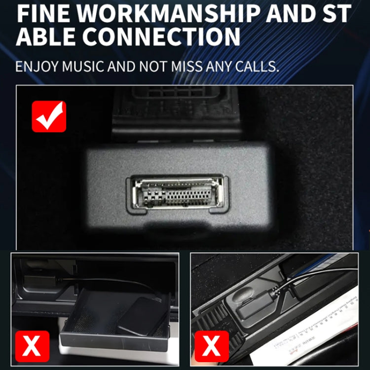 Car MMI 3G AMI Bluetooth Audio Cable Wiring Harness for Audi Q5 A5 A7 R7 S5 Q7 A6L A8L A4L