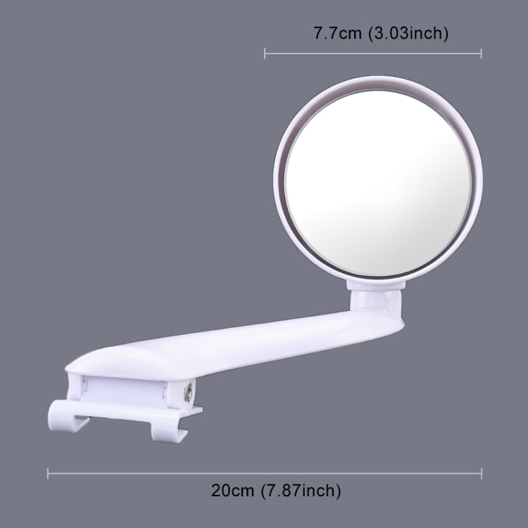 3R-095 Auxiliary Rear View Mirror Car Adjustable Blind Spot Mirror Wide Angle Auxiliary Rear View Side Mirror for Right Mirror, 3R-095 (White)