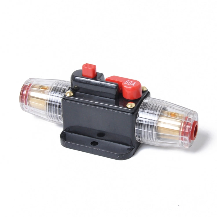 DC 12-24V Car Circuit Breaker Stereo Audio Fuse Holder Insurance 60A Fuse