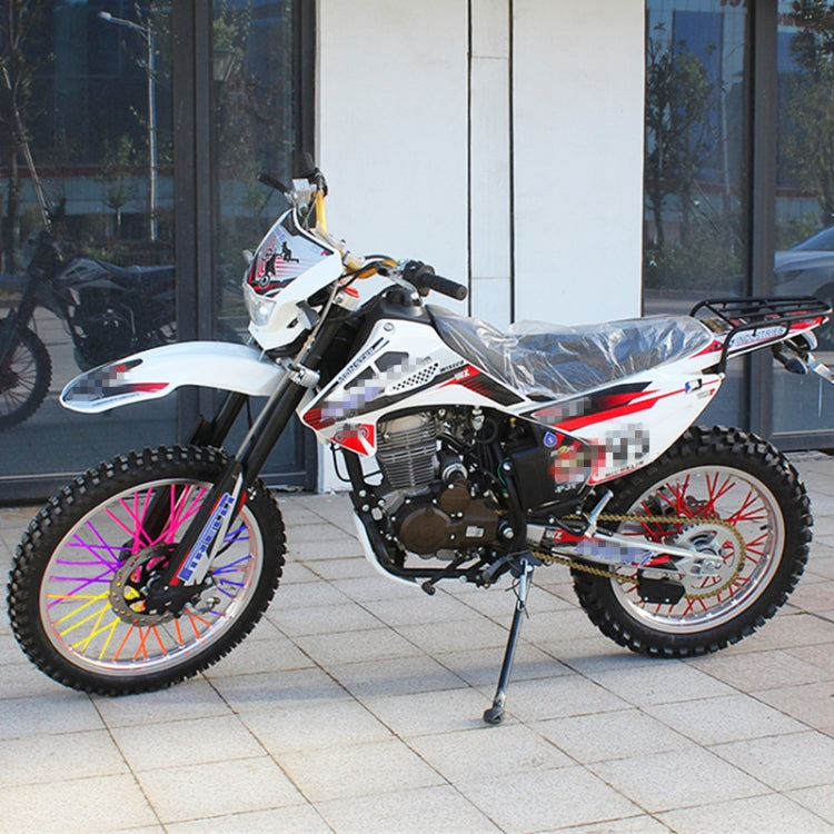 72 PCS 24cm Colorful Wheel Modified Spoke Skin Cover Wrap Kit for Pipe Motorcycle / Motocross / Bike