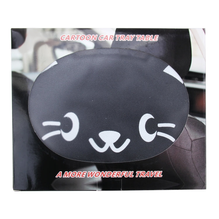 Cartoon Style Foldable Back Car Seat Drink Holder Back Seat Food Tray Storage Organizer Table