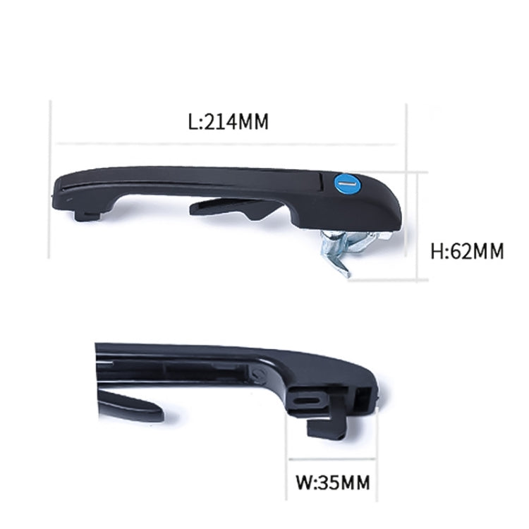 A0171 Front Door Left 191837206A and Right 193839205A Handle for Volkswagen Golf