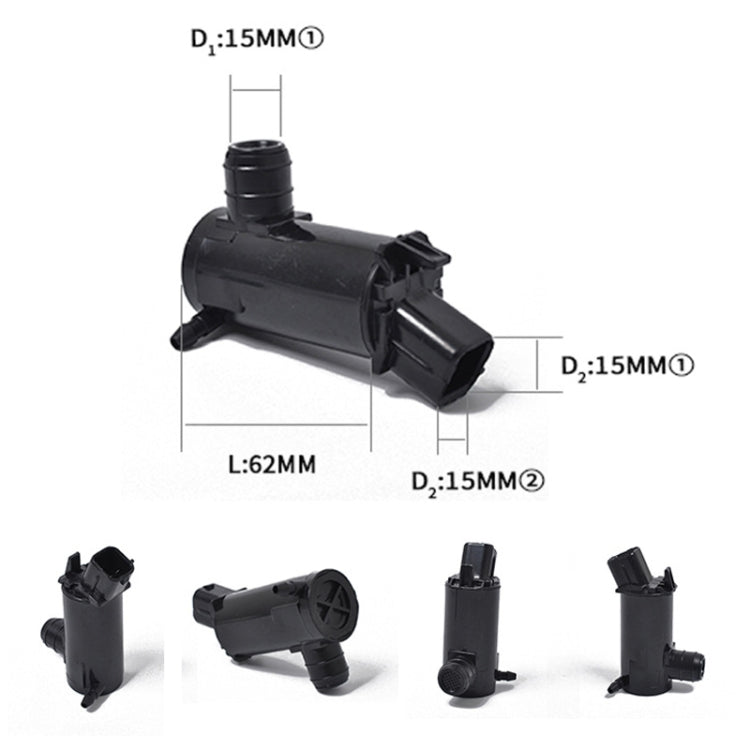 High Pressure Windshield Washer Wipers Washer Pump 9851026000 for Hyundai / Kia