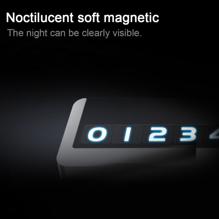 Creative Temporary Parking Card Car Sticker