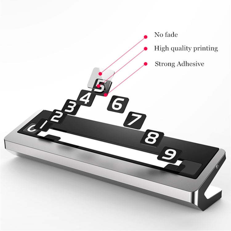 Creative Temporary Parking Card Car Sticker