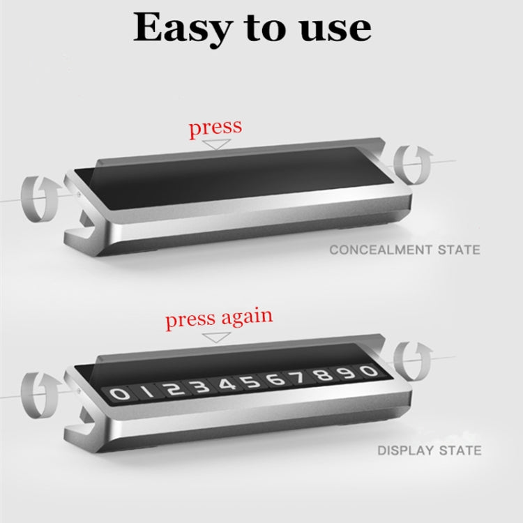 Creative Temporary Parking Card Car Sticker