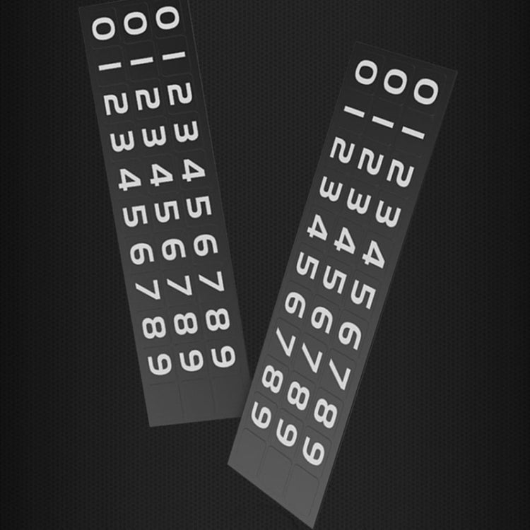 Creative Temporary Parking Card Car Sticker