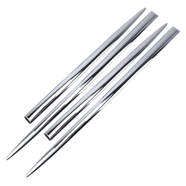 4 PCS Car Auto Door Side Edge Metal Anti-scratch Body Guard Protection Strip Sticker