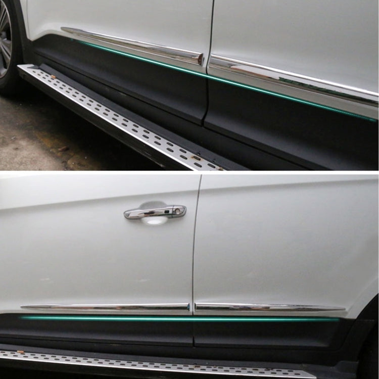 4 PCS Car Auto Door Side Edge Metal Anti-scratch Body Guard Protection Strip Sticker