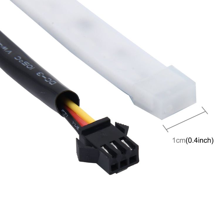 1.2m Car Auto Waterproof Universal Four Color Rear Flowing Light Tail Box Lights with Tail Light Controller, Ice Blue Light Driving Light, White Light Reversing Light, Red Light Brake Light, Yellow Light Turn Signal Light, LED Lamp Strip Tail Decoration