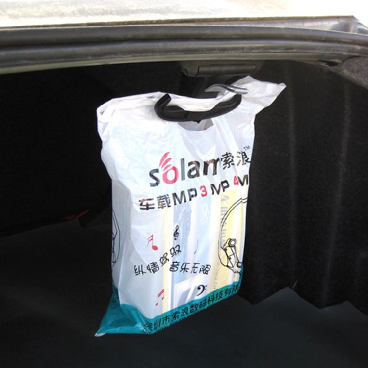 Bull Horn Shape Car Trunk Bag Hook Holder Hanger for Magotan Sagitar Octavia CC NMS