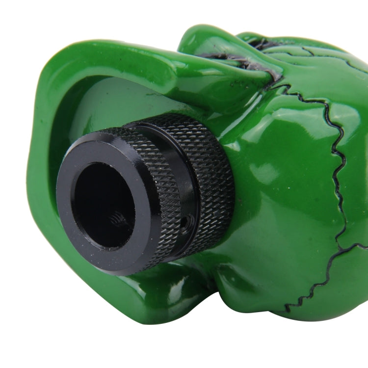 Universal Skull Head Shape ABS Manual or Automatic Gear Shift Knob  with Three Rubber Covers Fit for All Car
