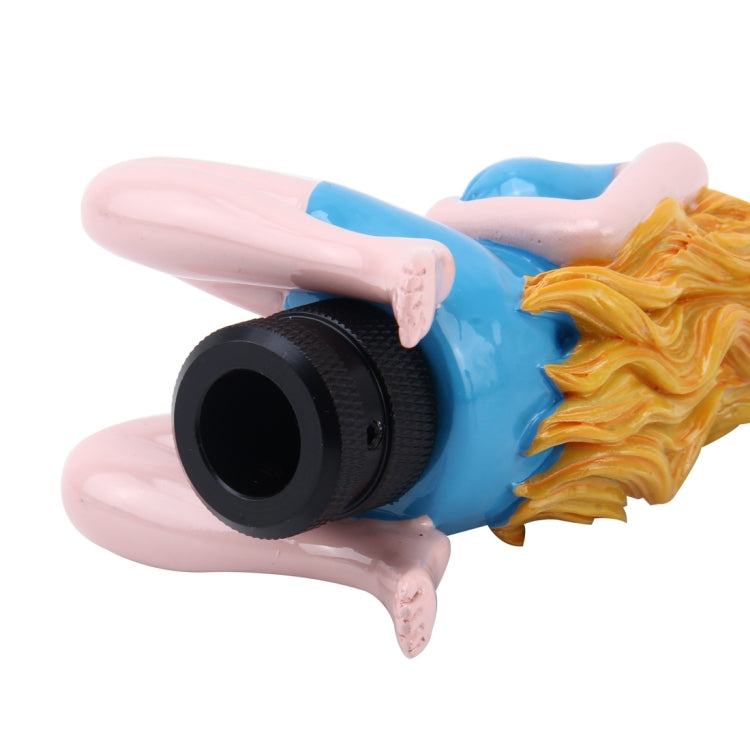 Universal Sexy Beauty Shape ABS Manual or Automatic Gear Shift Knob  with Three Rubber Covers Fit for All Car