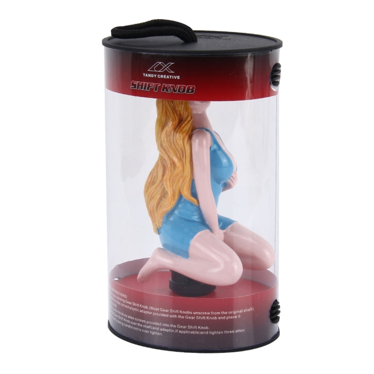 Universal Sexy Beauty Shape ABS Manual or Automatic Gear Shift Knob  with Three Rubber Covers Fit for All Car