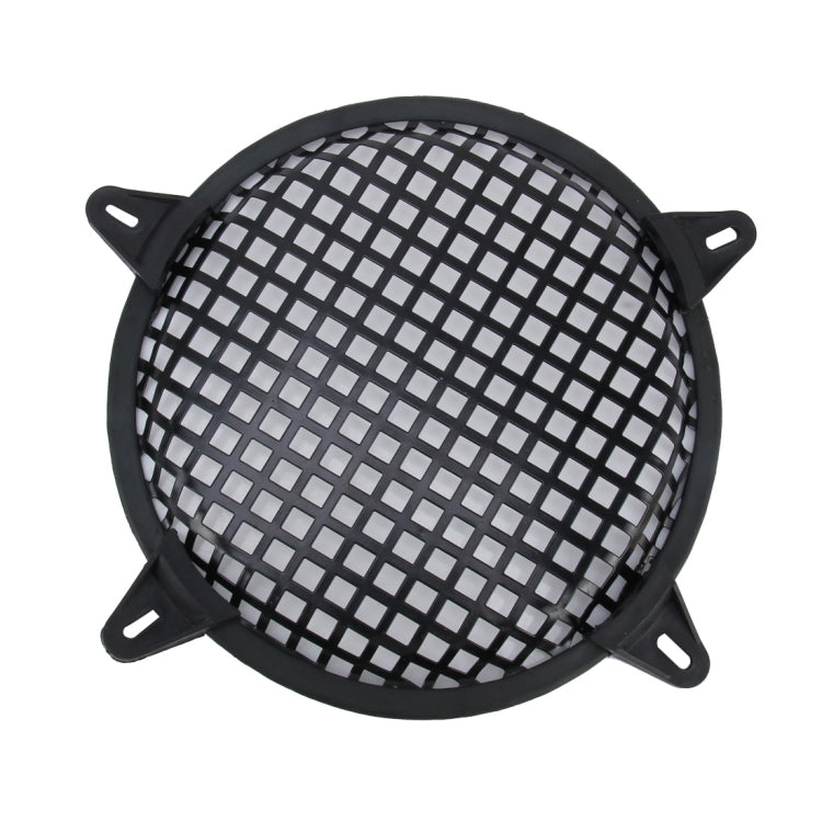 8 inch Car Auto Metal Mesh Black Square Hole Subwoofer Loudspeaker Protective Cover Mask Kit with Fixed Holder