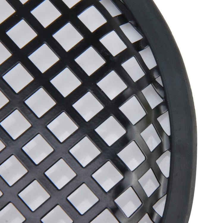 8 inch Car Auto Metal Mesh Black Square Hole Subwoofer Loudspeaker Protective Cover Mask Kit with Fixed Holder