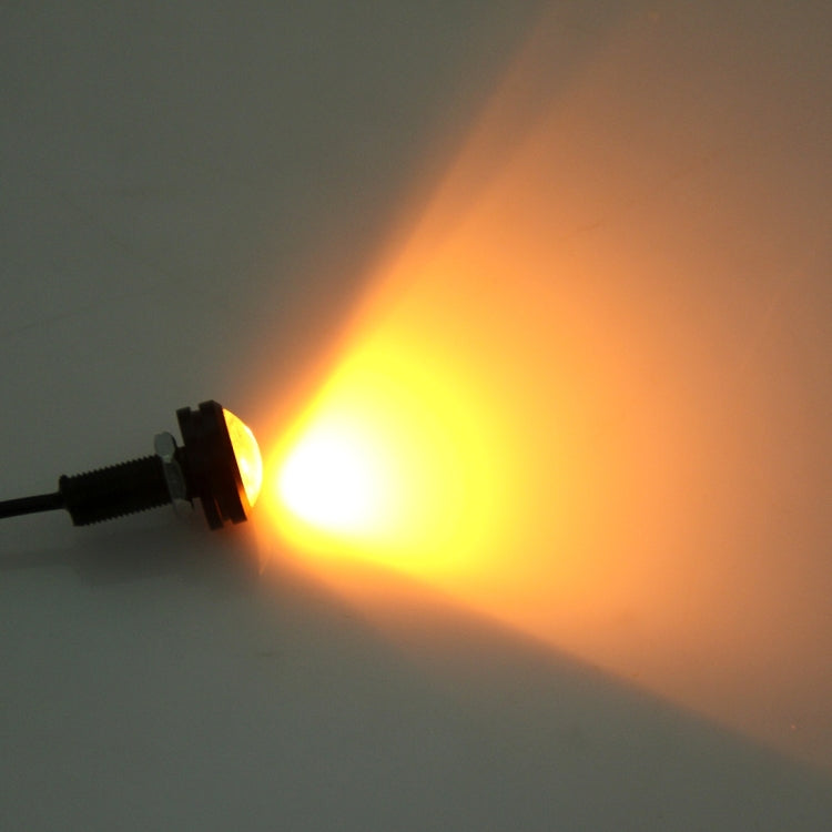 2 PCS 2W Car Auto Eagle Eyes Fog Light Turn Light with 12 SMD-4014 LED Lamps, DC 12V Cable Length: 55cm