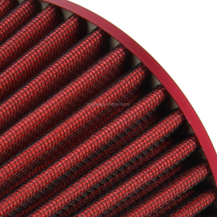 Universal Car Air Filter Mechanic Supercharger Car Car Filter Kits Air Intake Cool Filter, Size: 14.5*15cm(Red)