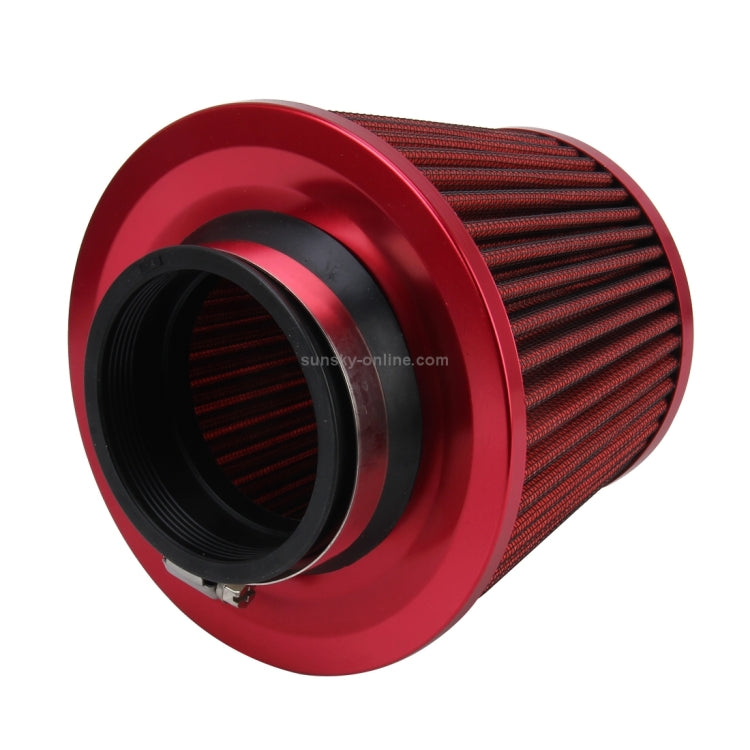 Universal Car Air Filter Mechanic Supercharger Car Car Filter Kits Air Intake Cool Filter, Size: 14.5*15cm(Red)