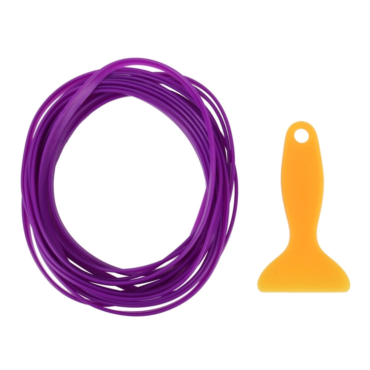 5m Flexible Trim For DIY Automobile Car Interior Moulding Trim Decorative Line Strip with Film Scraper