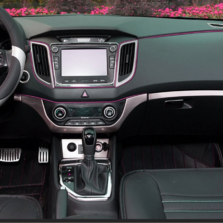 5m Flexible Trim For DIY Automobile Car Interior Moulding Trim Decorative Line Strip with Film Scraper