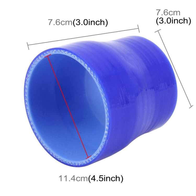 Universal Car Air Filter Diameter Intake Tube Constant Straight Tube Hose Diameter Variable Hose Connector Silicone Intake Connection Tube Turbocharger Silicone Tube Rubber Silicone Tube, Inner Diameter: 76-114mm