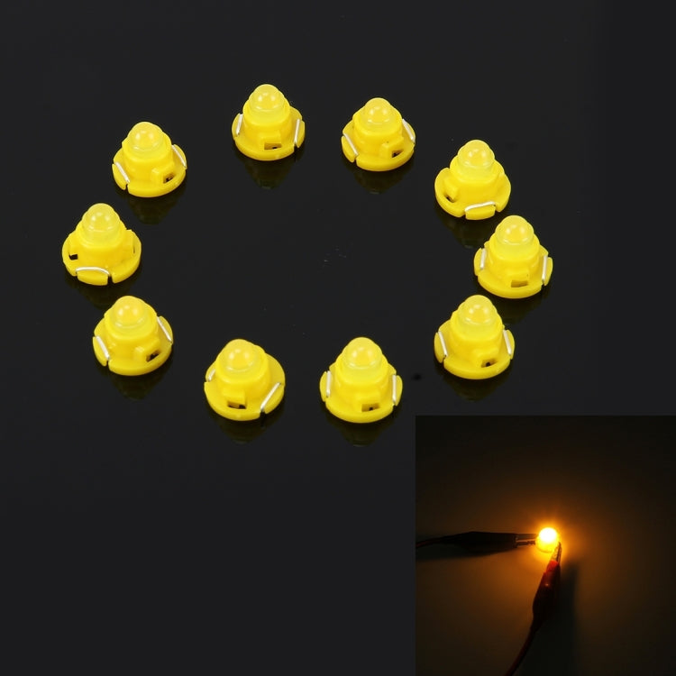 10PCS 2W T4.7 Wedge Instrument Panel LED Light Dashboard Gauge Cluster Indicator Lamp Bulb
