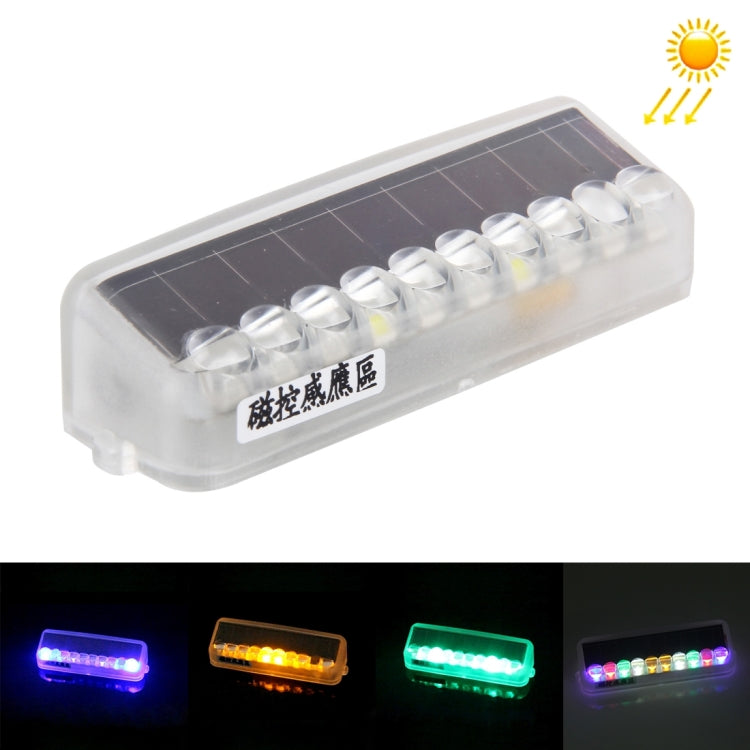 Car Styling Solar Warning Flash LED Anti-collision Decorative Light