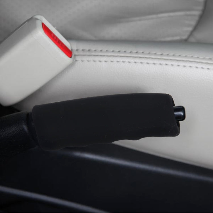 Rubber Car Hand Brake Cover Shift Knob Gear Stick Cushion Cover Car Accessory Interior Decoration Pad, Hand Brake Cove(Black), Hand Brake Cove(Grey), Hand Brake Cove(Khaki), Hand Brake Cove(Blue), Hand Brake CoveRed)