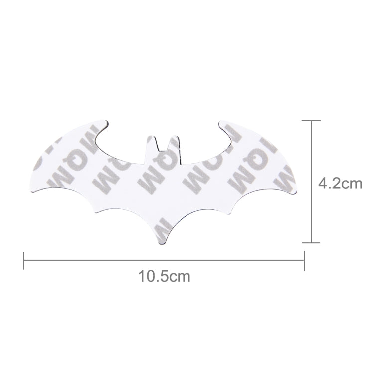 Bat Shape Shining Metal Car Free Sticker