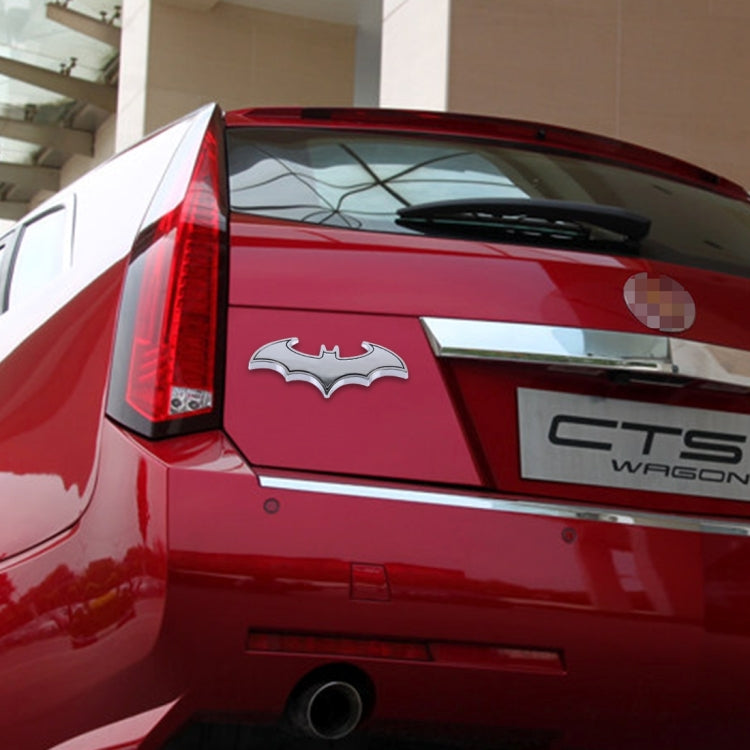 Bat Shape Shining Metal Car Free Sticker