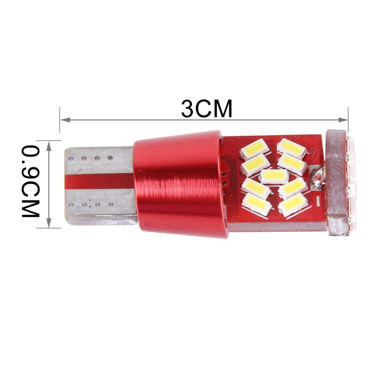 2 PCS T10 5W 27 SMD-3014 LEDs Car Clearance Light Lamp, DC 12V