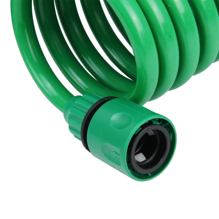 Garden Watering Series Spring Tube Hose Telescopic Spiral Pipe with Water Connector Adaptor and Connector, Length: 15m