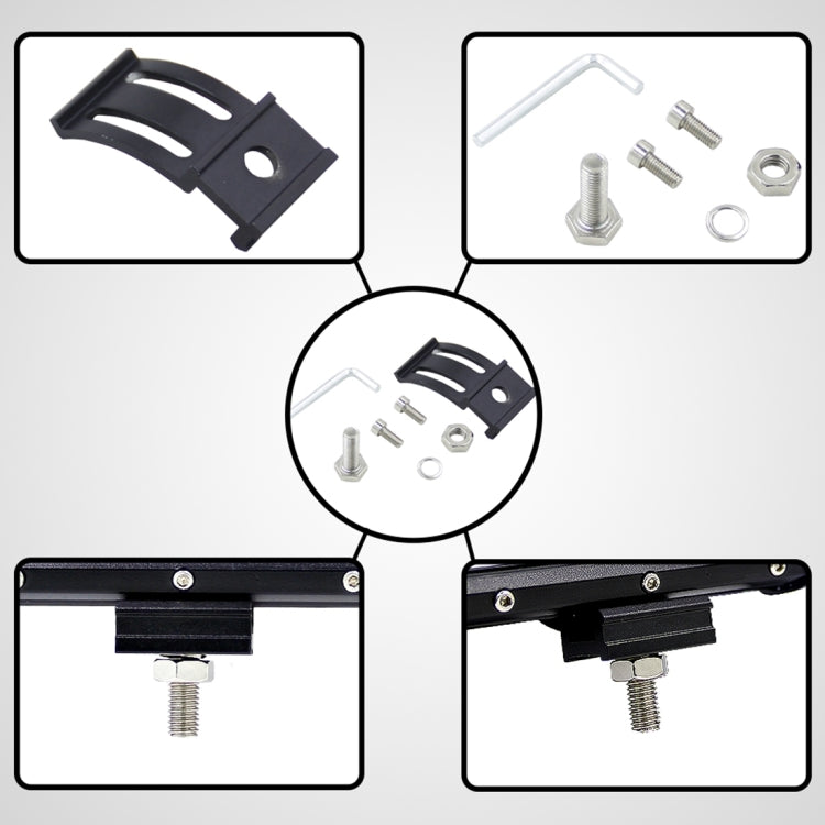 5 inch 18W 24 LED Waterproof IP67 Two Bar Modified Off-road Lights Spotlight Light Car Work Lights, DC 9-48V