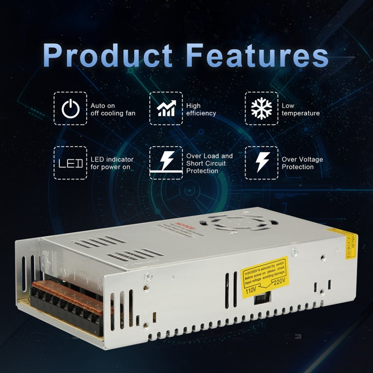 AC 220V to DC 12V 30A 360W Power Adapter AC-DC Converter Step Down Module Voltage Transformer Switch Power