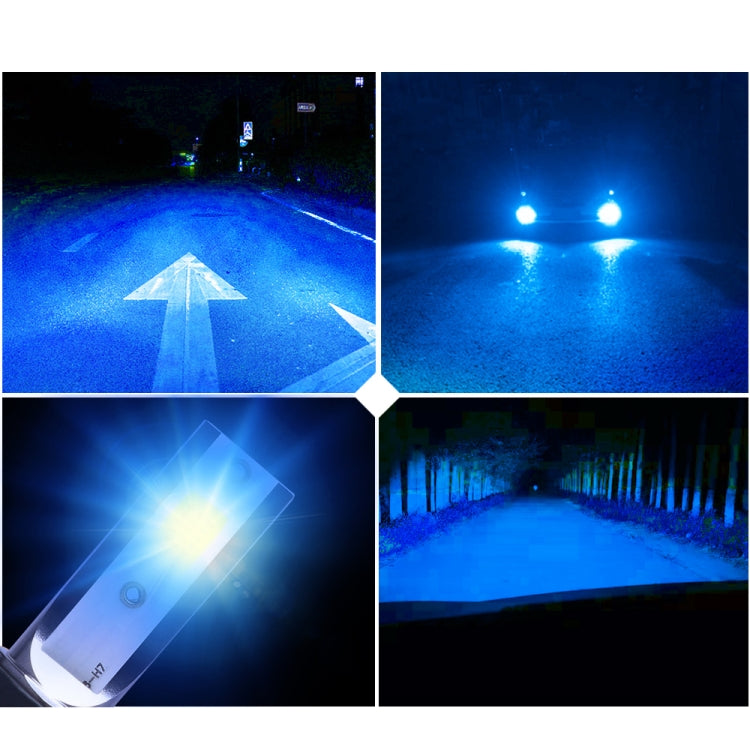 2 PCS H7 18W 1800 LM 8000K IP68 Casnbus Constant Current Car LED Headlight with 2 COB Lamps, DC 9-36V