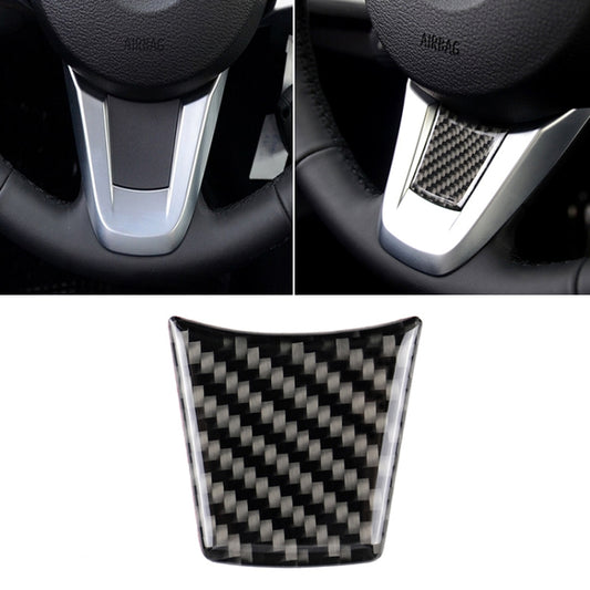 Car Carbon Fiber Steering Wheel Solid Color Decorative Sticker for BMW Z4 2009-2015