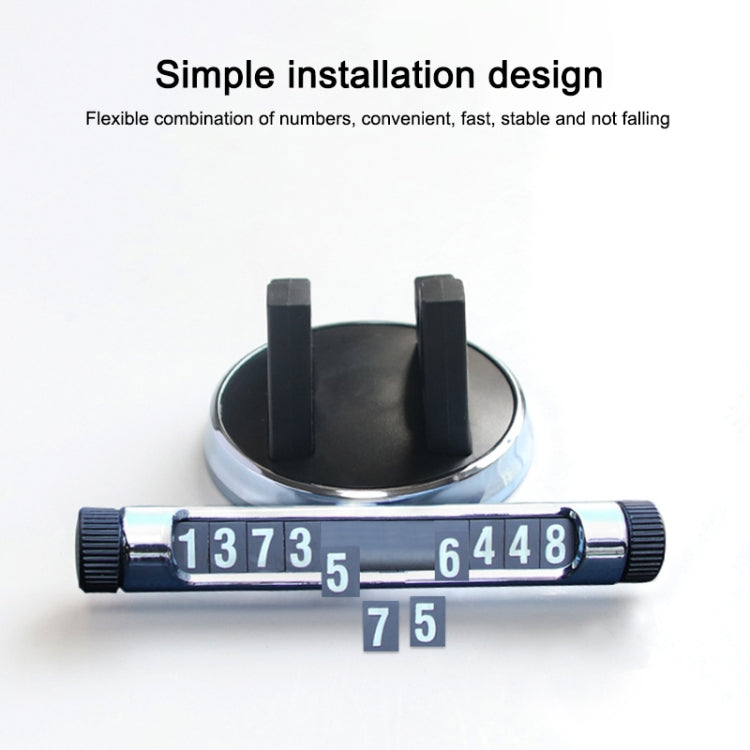 Multi-function Car Instrument Panel Mobile Phone Holder Temporary Parking Card