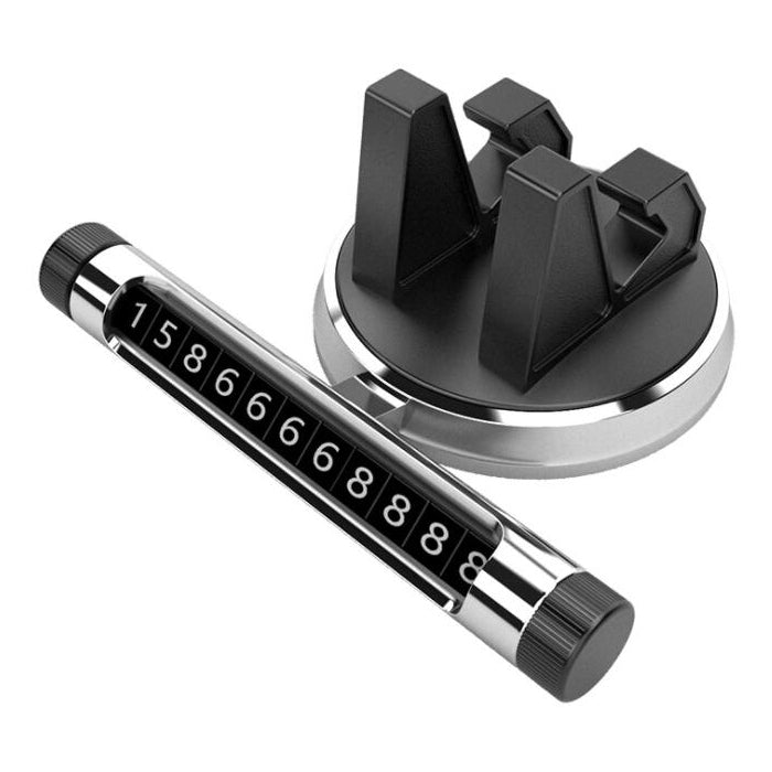 Multi-function Car Instrument Panel Mobile Phone Holder Temporary Parking Card