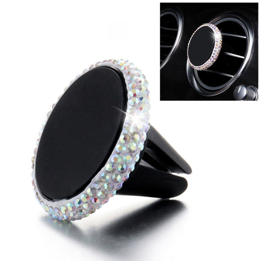 Car Diamond Magnetic Air Outlet Mobile Phone Holder, Air Outlet Holder (Colourful White), Air Outlet e Holder(Colour), Air Outlet Holder(Pink)