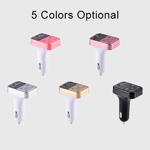 B2 Dual USB Charging Bluetooth FM Transmitter MP3 Music Player Car Kit, Support Hands-Free Call  & TF Card & U Disk