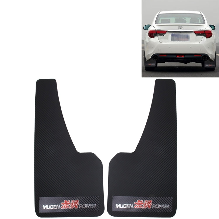 A Pair 3D Carbon Universal Racing Mudflaps Mud Guard Mudguards Fender