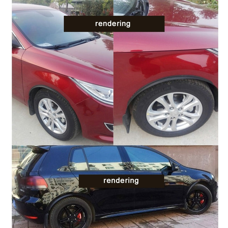 2 PCS 54cm Car Stickers Rubber Large Round Arc Strips Universal Fender Flares Wheel Eyebrow Decal Sticker Eyebrow Car-covers Black Striped Round Arc Strips