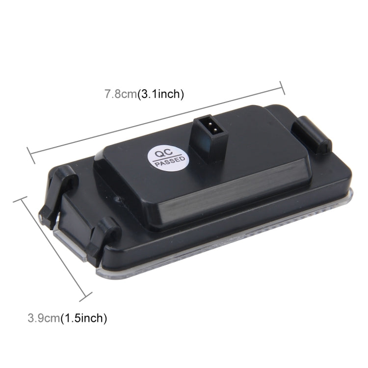 2 PCS LED License Plate Light with 18  SMD-3528 Lamps for Seat,2W 120LM,6000K, DC12V(White Light)