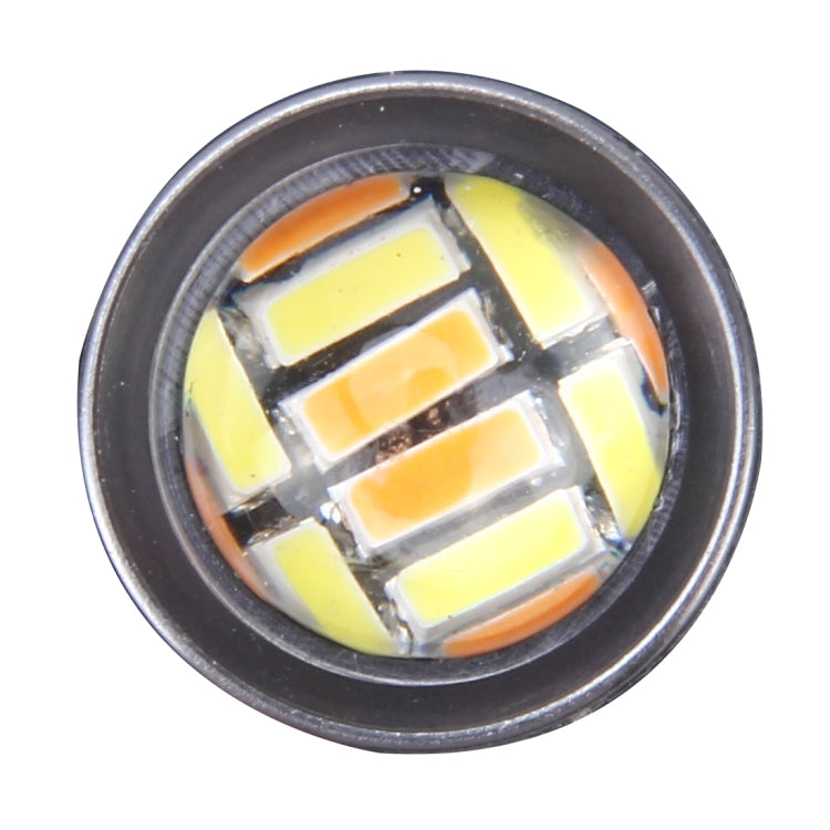 2PCS 1156/Ba15s 5W 300LM 66LEDs SMD-4014 Car Tail Bulb Turn Signal Auto Reverse Lamp Daytime Turn Running Light Car Source (White Light+ Yellow Light),Cable Lenght:1 m